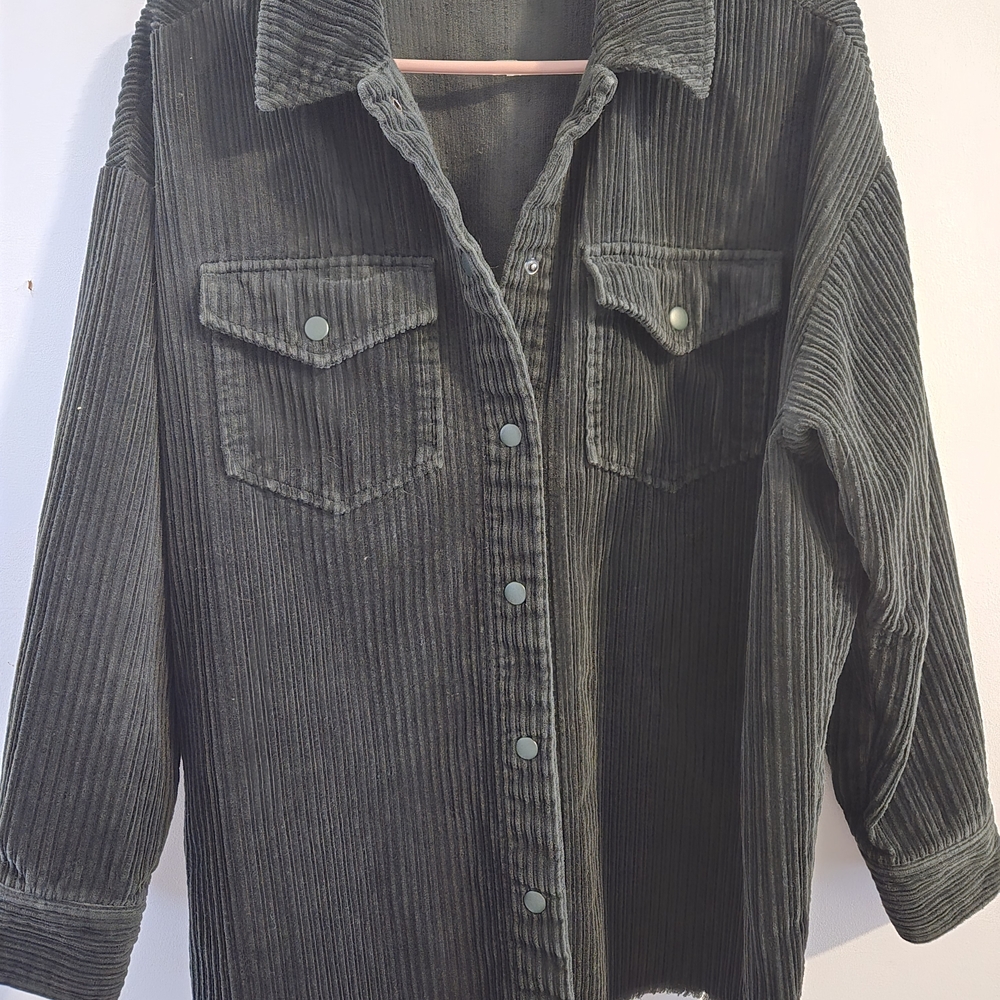 ICON Organic Cotton Ribbed Top - Dark Green